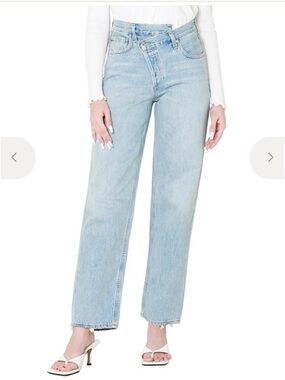 Agolde Criss Cross upsized Jeans in Suburbia size 23